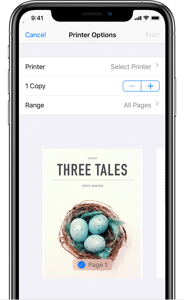 Print with AirPrint